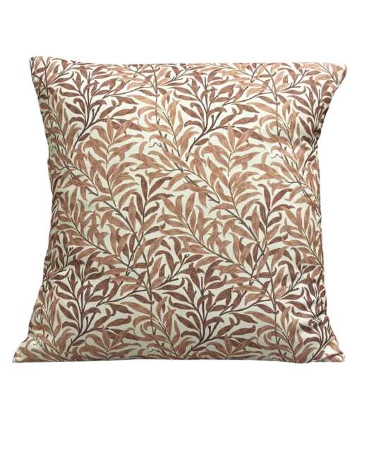 "William Morris Willow Bough Rusty Rose Pink Cushion Cover 16"" 18" - image 1