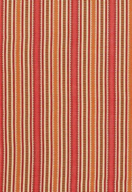 Ibiza Stripe in Hibiscus-Indoor/Outdoor-One Pillow