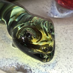 Glass Sculpture - Adam & Eve Temptation Art John Gibbons - thumbnail 2