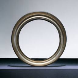 Ravello Forte Convex Mirror Rose Gold Glass, Solid Oak Frame - 40 - thumbnail 4