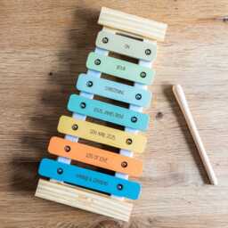 Personalised Wooden Xylophone Retro Musical Toy, Music Gift - Lc1061 - thumbnail 1