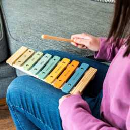Personalised Wooden Xylophone Retro Musical Toy, Music Gift - Lc1061 - thumbnail 2