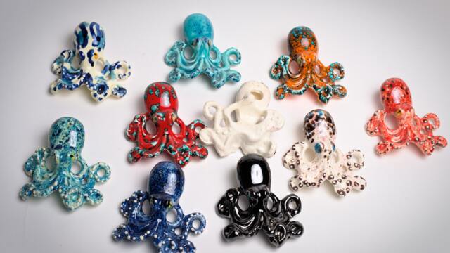 Ceramic Octopus - image 1