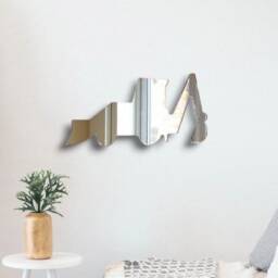 Digger Acrylic Mirror Wall Art Personalized Engraving - thumbnail 3