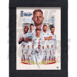 England Cricket The Ashes Test Montage Poster - Officially Licensed Product A4/A3 A2 + Framed Options - thumbnail 2