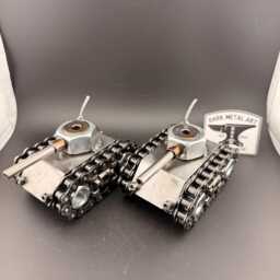 Army Tank Metal Art - thumbnail 2