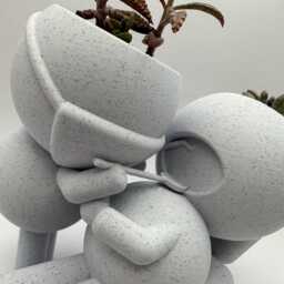 "Dentist Gift Quirky Succulent Planter ""Wee Jimmy Say Aaaah" - thumbnail 3