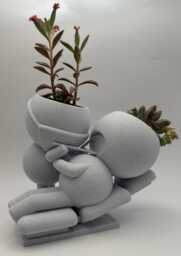 "Dentist Gift Quirky Succulent Planter ""Wee Jimmy Say Aaaah" - thumbnail 1