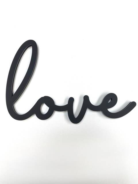 Love Wall Decor Sign - Acrylic Family Room Art - image 1