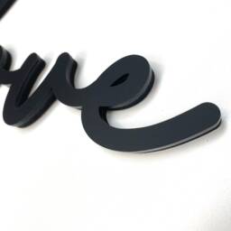 Love Wall Decor Sign - Acrylic Family Room Art - thumbnail 3