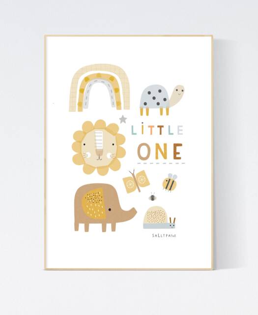 Neutral Baby Nursery - Wall Art Prints Children's Nursery - image 1
