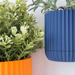 Plant Lover Gift, Wall Planter With Drip Tray, Indoor Pot - thumbnail 2