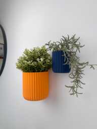 Plant Lover Gift, Wall Planter With Drip Tray, Indoor Pot - thumbnail 1