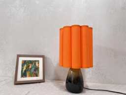 Orange Lampshade, Lamp Shades For Table Lamp, Available in 14 Colors, Custom Lampshades Pendant Light Wall Lamp - thumbnail 1