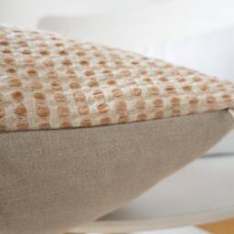 Brown Tribal Hemp Hand Woven Natural Dye Color Hmong Lumbar Pillow Cover - thumbnail 4