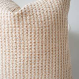 Brown Tribal Hemp Hand Woven Natural Dye Color Hmong Lumbar Pillow Cover - thumbnail 2