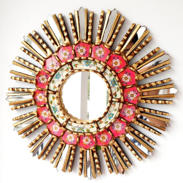 "Peruvian Mirrors ""Lima Fuchsia 40cm" - image 1