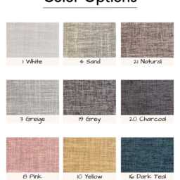 Tonn 100% Blackout Curtain, 9 Colors, Faux Linen Darkening Custom Curtain Panel, Thermal For Bedroom & Livingroom, 1Pc - thumbnail 2