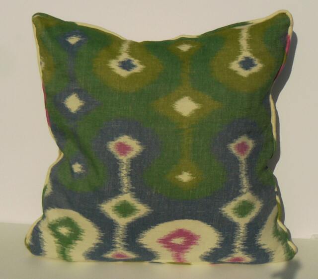 Darya Ikat in Jewel - One Pillow - image 1