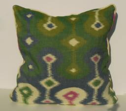 Darya Ikat in Jewel - One Pillow - thumbnail 1