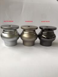 Set Of 4 Furniture Legs Bun Sofa Couch Feet Replacement Tip Aluminum