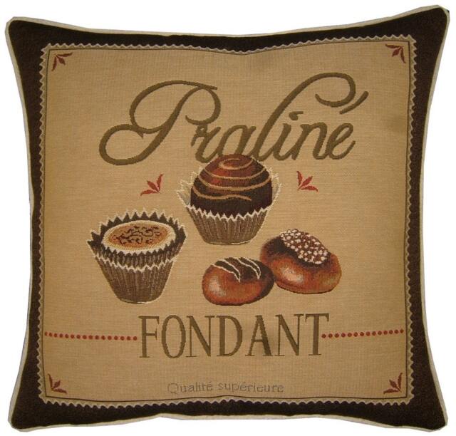 Confectionary Praline Fondant Tapestry Cushion Sham - image 1