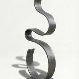 Garden Sculpture Rustic Metal Art Abstract Decor For Outdoors - thumbnail 4