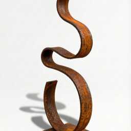 Garden Sculpture Rustic Metal Art Abstract Decor For Outdoors - thumbnail 3