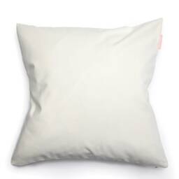 14 X 36 White Velvet Pillow - Cotton Lumbar Cover Snow Oversize - thumbnail 3
