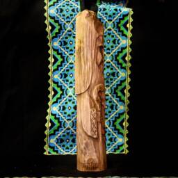 Wooden Slavic God Veles. Linden Statue. Veles Protection & Viking Talisman. Handmade Wood Carving. Ukrainian Pagan Souvenir - thumbnail 2