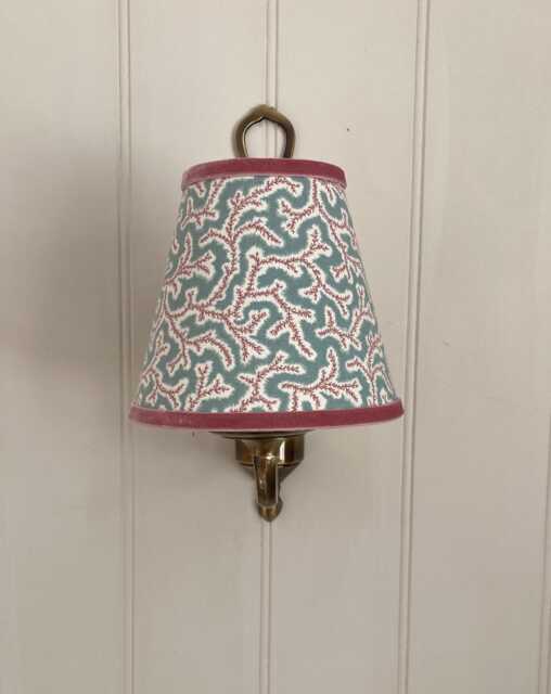 Ian Sanderson Dulcie Havana Luxury Candle Clip Lampshade. Bespoke. Handmade. Wall Lights. Chandeliers. Optional Velvet Trim - image 1