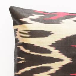 Ikat Pillow Cover 12x20 Cushion 30x50 Lumbar Silk Throw - thumbnail 2