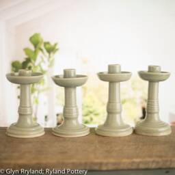 Handmade Pottery Candlestick - thumbnail 3
