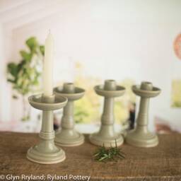 Handmade Pottery Candlestick