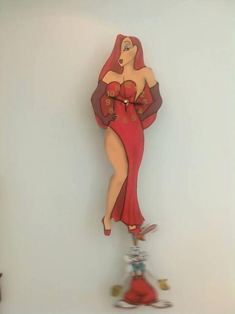 Who Framed Roger Rabbit Children's Pendulum Wall Clock - image 1