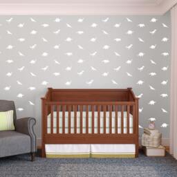 Tiny Dinosaurs Wall Decal Pattern - Nursery Vinyl Art Stickers - thumbnail 3