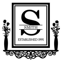 Personalized Victorian Family Name Wall Decal - Rustic Home Decor - thumbnail 3