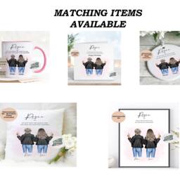 Personalised Friend Cushion, Sister Gift Keepsake - thumbnail 2