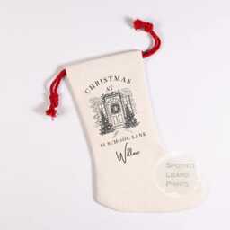 Personalised Christmas Stocking, Santa Sack, Eve Box, First Gift, Box Filler - thumbnail 2