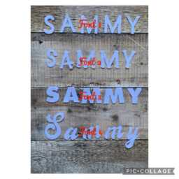 Personalised Name Bunting, Personalized Bunting, Baby Name Blue Baby Pink Shower Decor - thumbnail 2