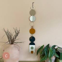Longer Wall Art - Geometric Artwork Minimal Home Decor New Trend Slim Centre Piece Thin Tapestry Wood - thumbnail 3