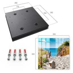 Seaside Path Key Cabinet For Home, Blue Box Wall, Photographic Landscapes, Lovers Of Nature & Peace - thumbnail 4