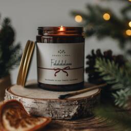 Falalalalaaa Christmas Gingerbread Scented Soy Wax Candle Gift - thumbnail 1