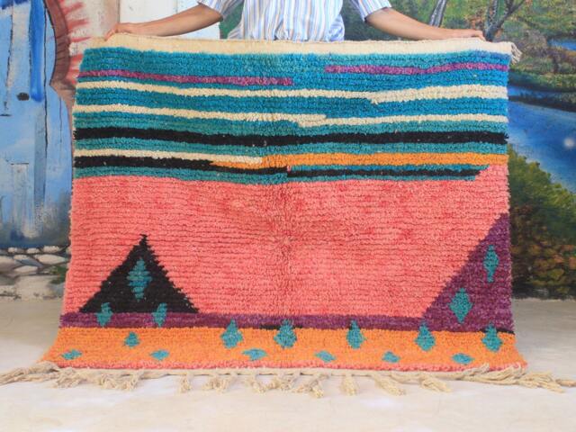 Moroccan Rug, Custom Fabulous Boujad Authentic, Azilal Rug - image 1