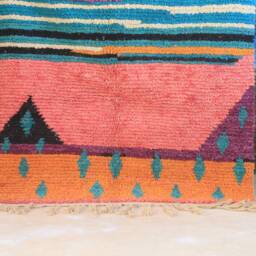 Moroccan Rug, Custom Fabulous Boujad Authentic, Azilal Rug - thumbnail 3