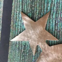 Boxer, Star, Dog Christmas Tree Topper, Wreath Decoration, Pet Memorial, Aluminum, Lover Gift, Guardian Angel, Silver - thumbnail 3