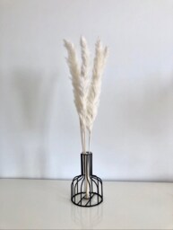 Modern Nordic Iron Vase - Ideal For Dried Flowers Stylish D??cor Black Or Gold - thumbnail 1