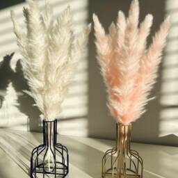 Modern Nordic Iron Vase - Ideal For Dried Flowers Stylish D??cor Black Or Gold - thumbnail 3