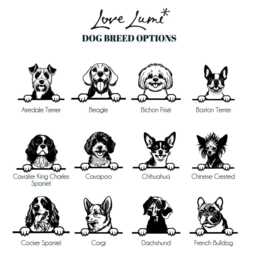 Personalised Dog Breed & Their Humans Live Here Custom Indoor Coir Door Mat - 60x40cm - thumbnail 2