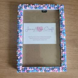 Colourful Fimo Zodiac Symbol Slices Photo Frame 4 X 6 Inches - thumbnail 3